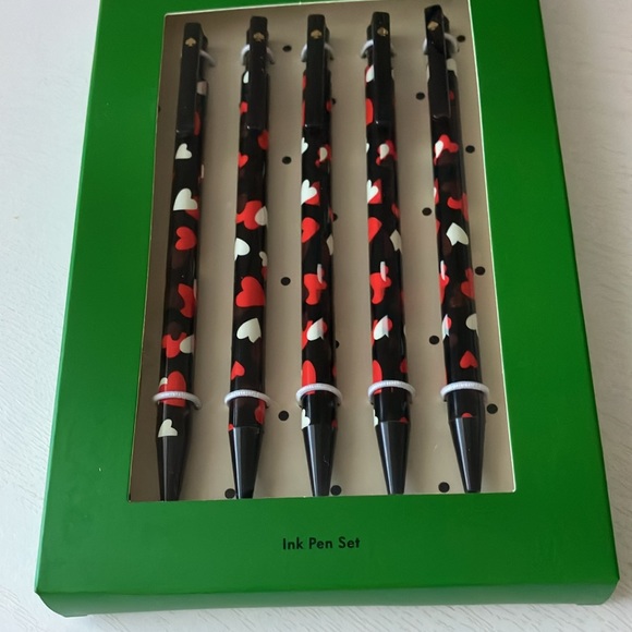 Kate Spade New York - Celebration Hearts Ink Pen Set (NWT) - Picture 3 of 5